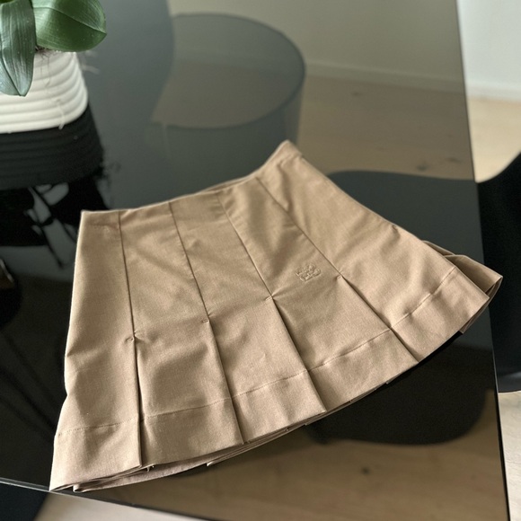 GANNI Pleated Mini Skirt - Picture 1 of 13
